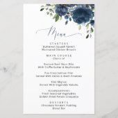 Blaue Blumen, Grünpflanzen, Brautparty (Vorderseite)