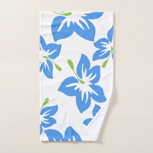 Blaue Blumen Handtuch (Handtuch)