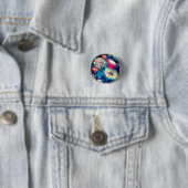 Blaue Blumen Hintergrund-1 Button (Beispiel)