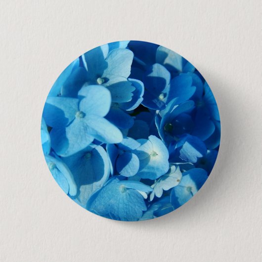 Blaue Blumen, Hydrangea Button (Vorderseite)