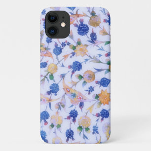 Blaue Blumen im Vintage-Stil Blumenkunst-Handyhüll Case-Mate iPhone Hülle