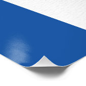 Blaue Blumen in einer Vase-Mitteilungskarten Poster (Ecke)