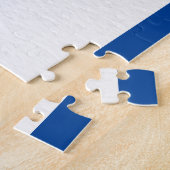 Blaue Blumen in einer Vase-Mitteilungskarten Puzzle (Seite)