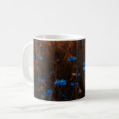 Blaue Blumen Kaffeetasse (Vorderseite Links)