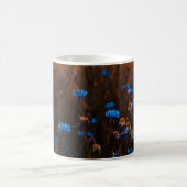 Blaue Blumen Kaffeetasse (Mittel)