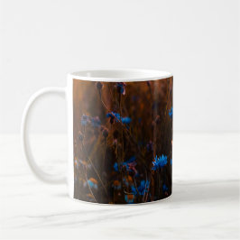 Blaue Blumen Kaffeetasse