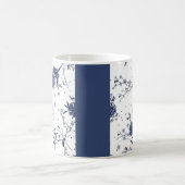 Blaue Blumen Kaffeetasse (Mittel)
