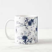 Blaue Blumen Kaffeetasse (Links)