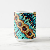 Blaue Blumen Kaffeetasse (Mittel)