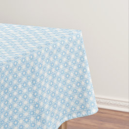 Blaue Blumen-Karotisch-Tischdecke Tischdecke