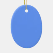 BLAUE BLUMEN KERAMIK ORNAMENT (Hinten)