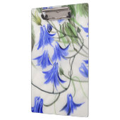 Blaue Blumen Klemmbrett (Links)