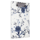Blaue Blumen Klemmbrett (Rechts)