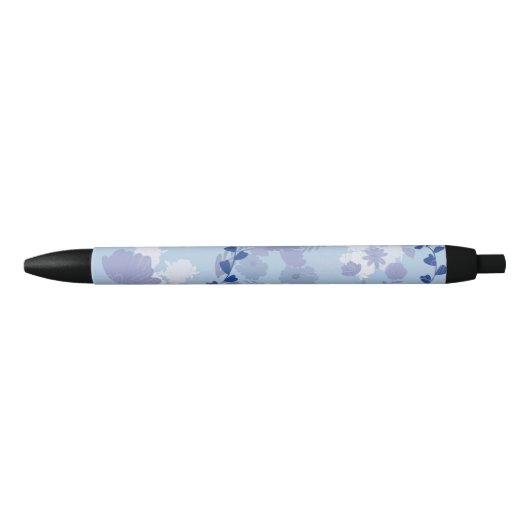 Blaue Blumen Kugelschreiber (Vorderseite)