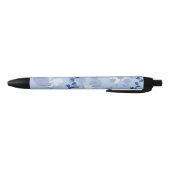 Blaue Blumen Kugelschreiber (Unterseite)