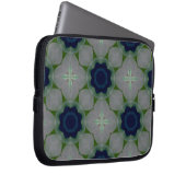 Blaue Blumen Laptop-Sieb Laptopschutzhülle (Vorne Rechts)