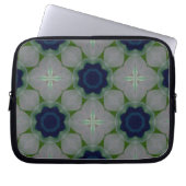 Blaue Blumen Laptop-Sieb Laptopschutzhülle (Vorderseite)