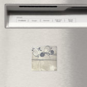 Blaue Blumen Magnet (In Situ (Geschirrspüler))
