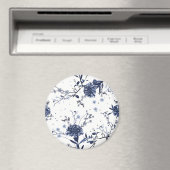 Blaue Blumen Magnet (In Situ (Geschirrspüler))