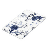 Blaue Blumen Magnet (Linke Seite)
