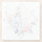 Blaue Blumen: "Meine Küche" Untersetzer (Rückseite)