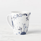 Blaue Blumen Milchtasse (Linke Ecke)