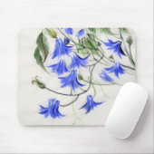 Blaue Blumen Mousepad (Mit Mouse)