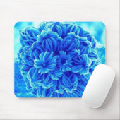 Blaue Blumen Mousepad (Mit Mouse)