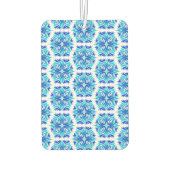 Blaue Blumen, Muster der Blume, Blumenmuster Autolufterfrischer (Rückseite)