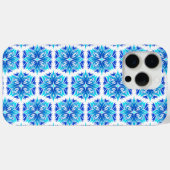 Blaue Blumen, Muster der Blume, Blumenmuster Case-Mate iPhone Hülle (Rückseite (Horizontal))