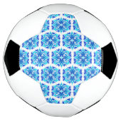 Blaue Blumen, Muster der Blume, Blumenmuster Fußball (Gedreht)