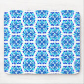 Blaue Blumen, Muster der Blume, Blumenmuster Mousepad (Vorne)
