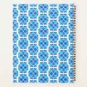 Blaue Blumen, Muster der Blume, Blumenmuster Planer (Rückseite)