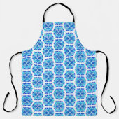 Blaue Blumen, Muster der Blume, Blumenmuster Schürze (Vorderseite)