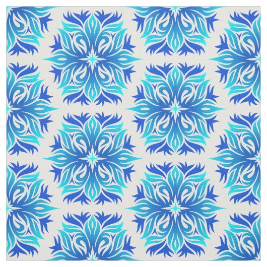 Blaue Blumen, Muster der Blume, Blumenmuster Stoff (Muster)