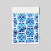 Blaue Blumen, Muster der Blume, Blumenmuster Stoff