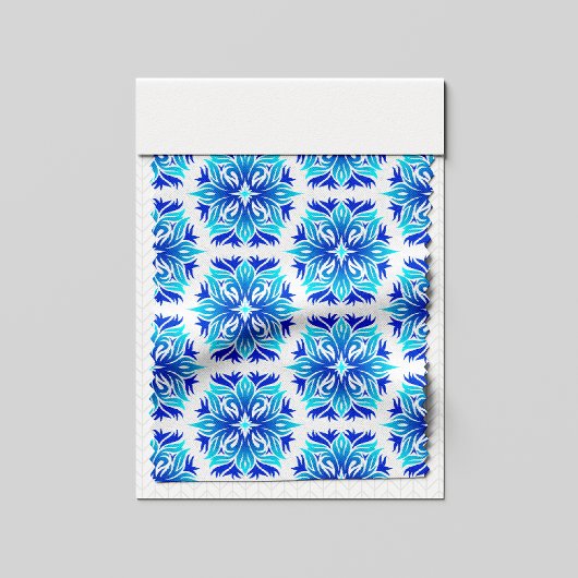 Blaue Blumen, Muster der Blume, Blumenmuster Stoff