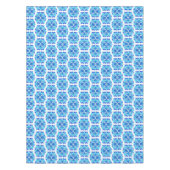 Blaue Blumen, Muster der Blume, Blumenmuster Tischdecke (Vorderseite)