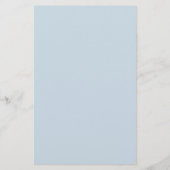 Blaue Blumen Nautischer Polterabend Einladung (Rückseite)