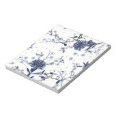 Blaue Blumen Notizblock (Rotiert)