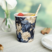 Blaue Blumen Peony Moderne Elegante