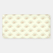 Blaue Blumen, rote Blume, Muster von Blume Banner (Horizontal)