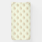 Blaue Blumen, rote Blume, Muster von Blume Banner (Vertikal)
