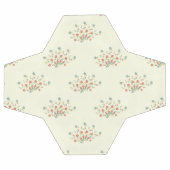 Blaue Blumen, rote Blume, Muster von Blume Fußball (Flach)