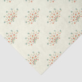 Blaue Blumen, rote Blume, Muster von Blume Seidenpapier (Ausschnitt)