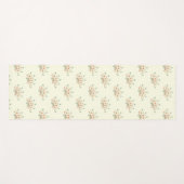 Blaue Blumen, rote Blume, Muster von Blume Yogamatte (Vorderseite (Horizontal))