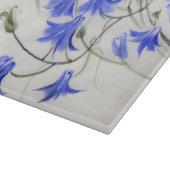 Blaue Blumen Schneidebrett (Ecke)
