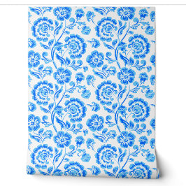 Blaue Blumen Tapete