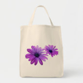 Blaue Blumen-Taschen-Tasche Wildlfower Tragetasche (Vorne)