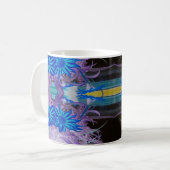 Blaue Blumen Tasse (Vorderseite Links)